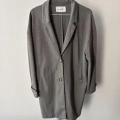 MOUSSY グレー チェスターコート
