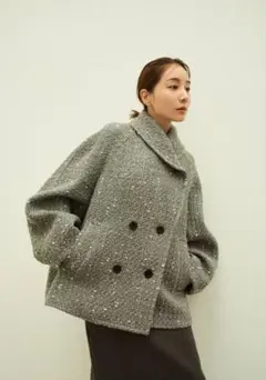 MINAMI TANAKA×CLANE OVER TWEED COAT