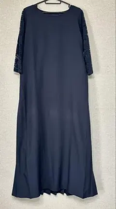 LaceLadies ネイビーロング丈ワンピース