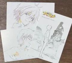 エヴァンゲリオン　カヲル　ポストカード　3枚セット