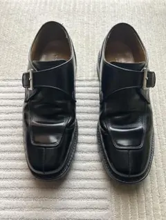 リーガル　ブラック モンクストラップシューズ　24.5cm(樹脂ソール)