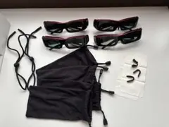 サングラス型3Dメガネ 4個セット