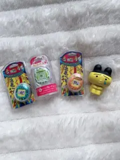 たまごっち おかしな卵ボーロっち3個＋ガチャガチャまめっち　4点セット