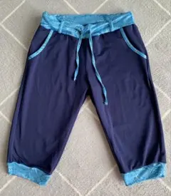 MIKANO クロップドパンツ　紺 コンパクトタイプのサムネイル