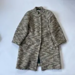 Paul Smith ポールスミス レディース ツイードコート 裏地グリーン L