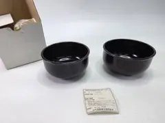 漆器 蓋付き椀 2客セット 黒塗り 伝統工芸 - メルカリ