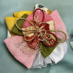 七五三髪飾り ヘアアクセサリー リボン髪飾り ひな祭り 桃の節句 袴髪飾り