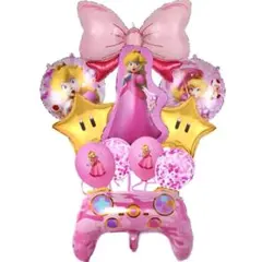 ピーチ姫♡豪華バルーンセット　誕生日　飾り付け