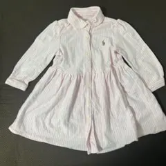 ラルフローレン　長袖ワンピース　　12M 80