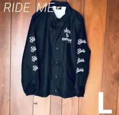 【RIDE ME】ナイロン　コーチジャケット　スケボー　スノボ　スケーター　Ｌ