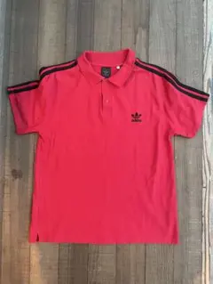 adidas 赤 ポロシャツ L