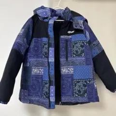 BREEZE ダウンジャケット　ペイズリー柄