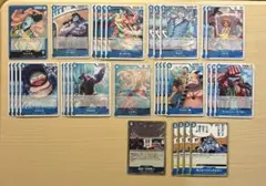 新弾　青ジンベエ　デッキパーツ　32枚セット