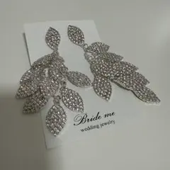 Bride me クリスタルピアス ウェディング