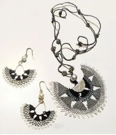 イーネオヤ　扇アクセサリーセット　モノトーン