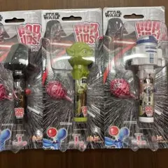 新品スター・ウォーズ チュッパチャプスフィギュア　ヨーダ　ダースベイダーR2D2のサムネイル