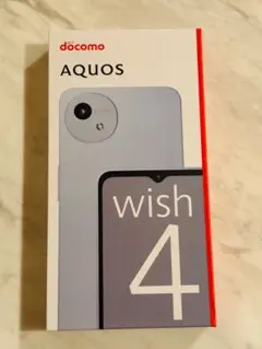 【新品未使用】AQUOS wish4 ブルー
