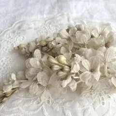 フランスアンティーク✨️布花 花冠 ヘッドドレス ドール用