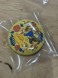 ディズニー 刺繍缶バッジ2 美女と野獣