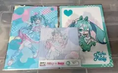 タイトーくじ 初音ミク×RODY 初音ミクのアクリルスタンドとクリアファイル2種