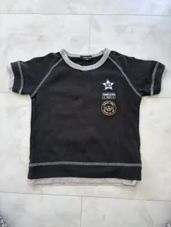 COMME CA ISM ダークグレー Tシャツ 110A