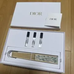 Dior化粧品ノベルティー 香水サンプルと扇子セット