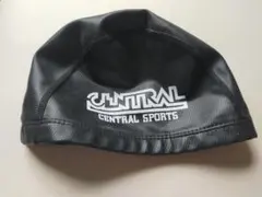 CENTRAL SPORTS 水泳帽 ブラック 黒