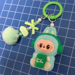 ✨超キュート✨ ラブブ キーホルダー　水色1点　即購入OKです❗️