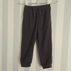 無印良品　おなかすっぽり　ジョガーパンツ　チャコールグレー　100cm