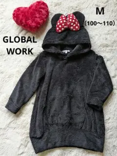 GLOB ALWORK ミニーマウス チュニックワンピースフリース100〜110