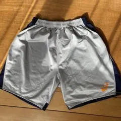 ASICS ハンドボールパンツ シルバー/ネイビー