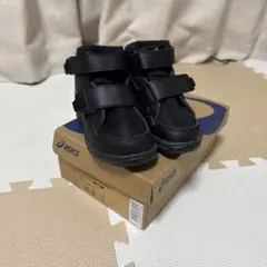 asics スクスク　ハイカット　黒　15.5センチ