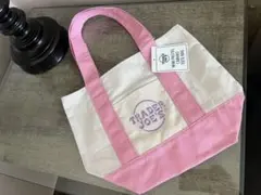 【新品未使用】TRADER JOE'S ミニパステルキャンバストートバッグ