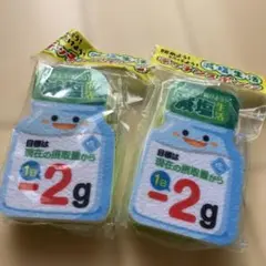 減塩生活 キッチンスポンジ 2個セット　かわいい絵付きのサムネイル