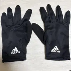 adidas 滑り止め付き黒手袋