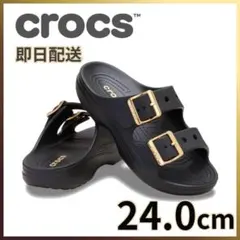 新品 CROCS クロックス バックル サンダル サタデー 24.0 24.5 - メルカリ