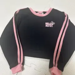 HELLO KITTY トレーナー サイズ120 黒・ピンク