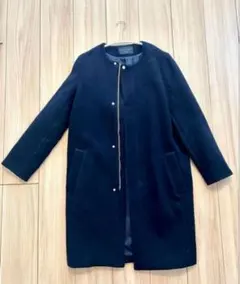 あ*き様 MACPHEE TOMORROWLAND ロングコート　ノーカラーコー