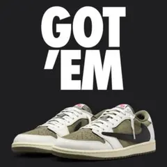 TravisScott×NikeAirJordan1 Reverse Olive