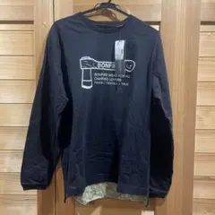 BONFIRE 長袖カットソー L ブラック 新品未使用タグ付