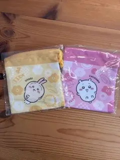 ちいかわ くら寿司 巾着 うさぎ＆ちいかわ　巾着