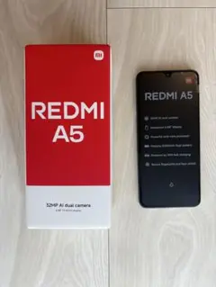 【新品】Redmi A5 グローバル版 ブラック 3GB/64GB 本体＋付属品