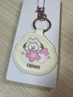BT21 Sakura Cat 合成皮革キーホルダー
