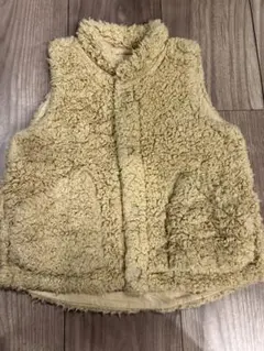 フリース ベスト ベージュ　100