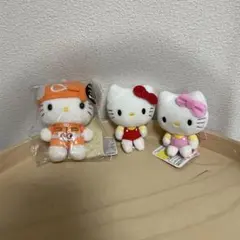 【新品未使用】サンリオ　ハローキティ ぬいぐるみ 3体セット
