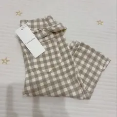新品！リセマイン　100 ウエストフリルチェックパンツ