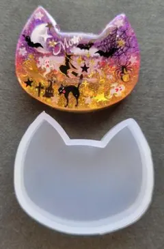 レジンシリコンモールド（ネコ顔）♥