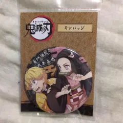 鬼滅の刃 竈門禰豆子 我妻善逸 缶バッジ