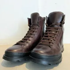 希少美品✨️ CAMPER BRUTUS 41 26cm サイドジップ 本革 茶のサムネイル