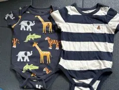 GAP ベビー　半袖ロンパース2枚